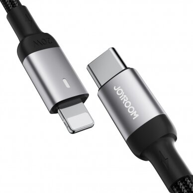 USB kabelis Joyroom S-CL020A10 Type-C to Lightning 20W 1.2m juodas 1
