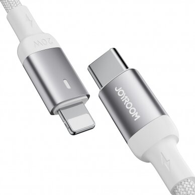 USB kabelis Joyroom S-CL020A10 Type-C to Lightning 20W 2.0m baltas 1