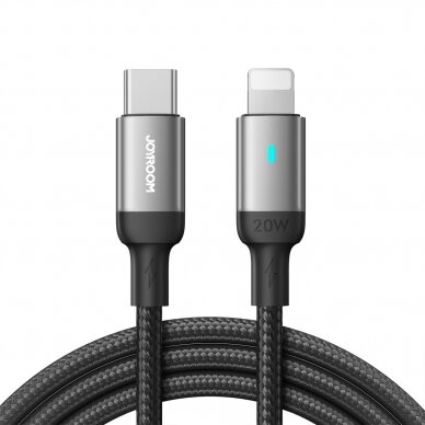 USB kabelis Joyroom S-CL020A10 Type-C to Lightning 20W 2.0m juodas