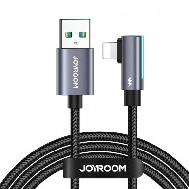USB kabelis Joyroom S-CL020A17 USB to Lightning 2.4A 1.2m juodas