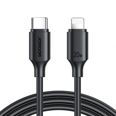 USB kabelis Joyroom S-CL020A9 Type-C to Lightning 20W 1.0m juodas